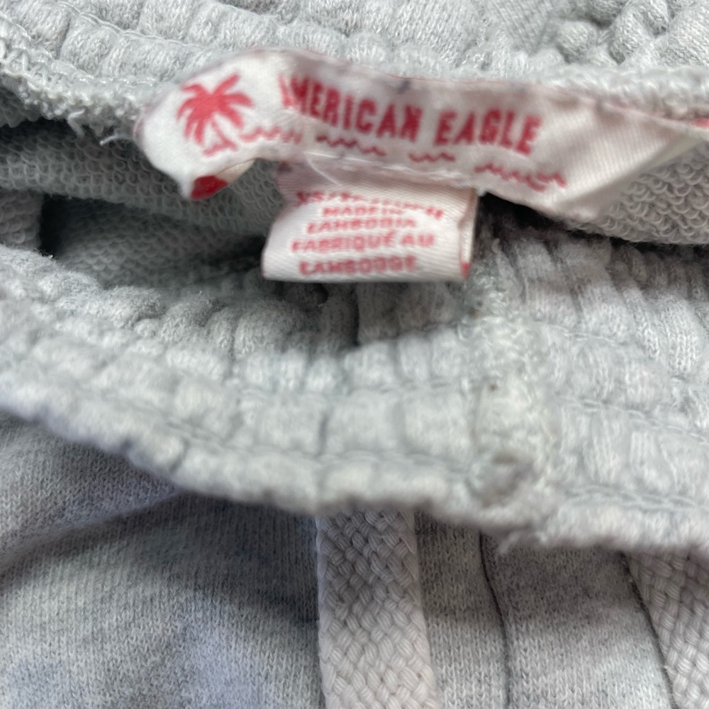 American eagle Gray Casual short Shorts XS drawstring + pockets - Picture 6 of 7